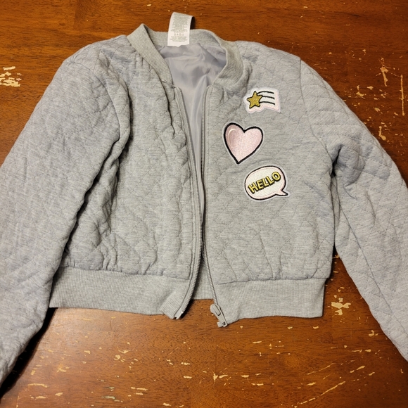 Wonder Nation Quilted Cropped Jacket - Picture 1 of 5